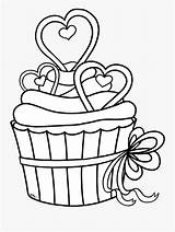 Cupcake Clipartkey sketch template