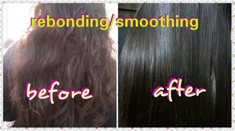 Hair Rebonding Before And After With Images Rebonded