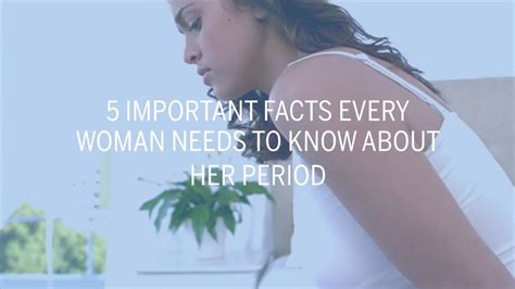 12 things every woman should know about her period health