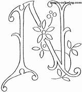Monogram Embroidery Letter Hand Letters Patterns Alphabet Coloring Flowered Pattern Designs Needlenthread Monograms Magic La Stencils Pages Available Cross Visit sketch template
