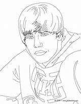 Coloring Justin Pages Bieber Popular sketch template