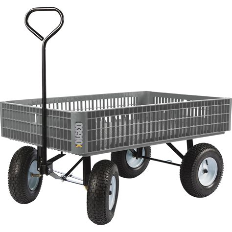 farm tuff crate garden wagon  lb capacity inl  inw model  northern tool