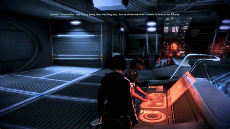 Mass Effect 3 Samantha Traynor Romance 9 Unrealistic Standards Youtube
