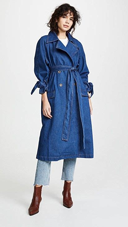 M I H Jeans Shopbop With Images Denim Trench Coat