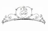 Princess Tiara Coloring Pages Pretty Template sketch template