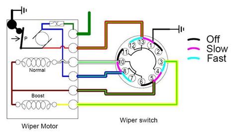 lucas dr wiper motor wiring diagram wiring diagram  schematic