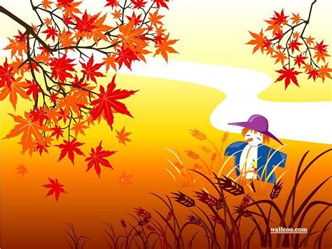 autumn scene  leaves   woman   purple hat sitting