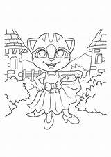 Emma Coloring Pages Cat Printable Getcolorings Getdrawings Color sketch template