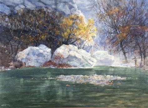 on view the watercolor gang at 50 years fine art