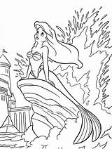 Coloring Pages Disney Mermaid Cliff Princess Ariel Colouring Para Cute Walt Rapunzel 799px 96kb Getdrawings Edge Drawing Printable Buzz16 sketch template
