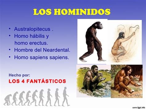 los hominidos los  fantasticos