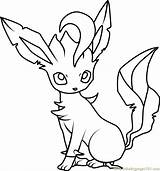 Leafeon Glaceon Eevee Pokémon Coloringpages101 Jolteon Umbreon Pintar sketch template