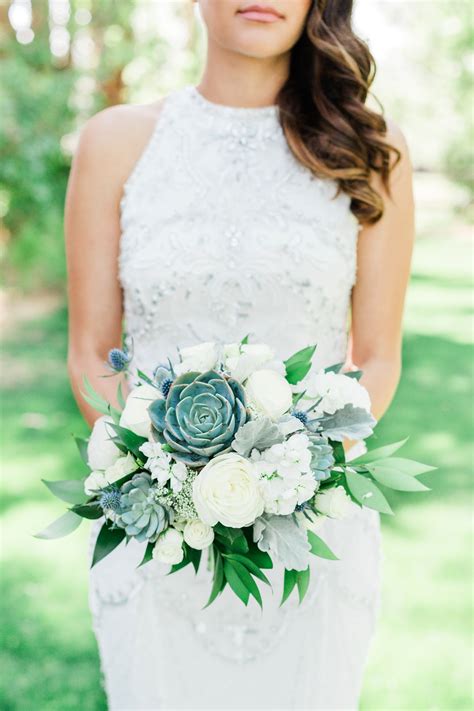 succulent wedding bouquets perfect   boho bride martha