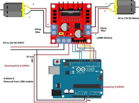 ln dc motor driver module explained homemade circuit projects