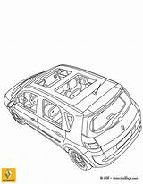 Renault Scenic Línea sketch template