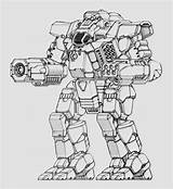 Battletech Robots Clan Kickstarter Invasion Catalyst sketch template