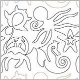 Quilting Pantograph Melonie Ritter Sewthankful Longarm sketch template