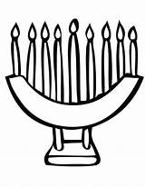 Kwanzaa Hanukkah Menorah Clipartmag sketch template