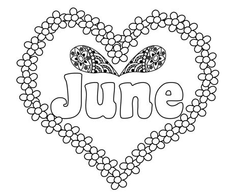 june coloring pages  adults   months months   year june