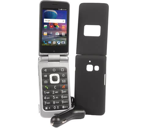 tracfone zte cymbal  lte flip phone   year service accessories page  qvccom
