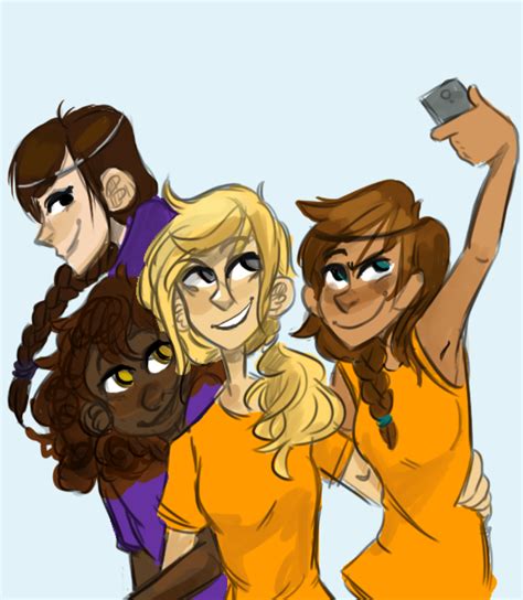 Annabeth Chase Piper Mclean Hazel Levesque And Reyna
