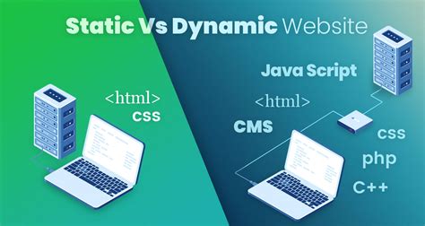 difference  static  dynamic website   static website