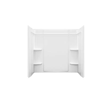 sterling ensemble       piece snap  installation alcove tub surround wall