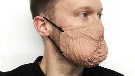 you can now buy a face mask that looks like a pair of testicles