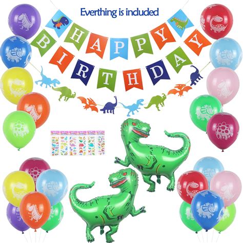 dinosaur happy birthday party kit happy birthday party set etsy