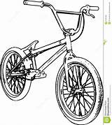 Bmx Printable Skizze Schets Colouring Coloriages Getcolorings Fahrrad Drawings Fiets Lijn sketch template