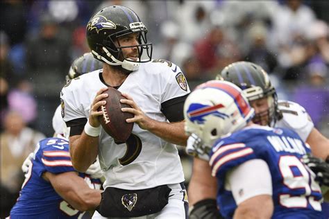 baltimore ravens qb joe flacco is up for the latest challenge