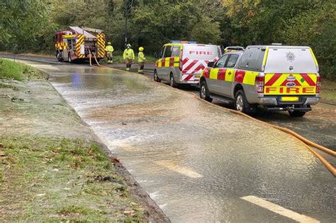 homes in crawley flooded as burst water main causes mayhem sussexlive