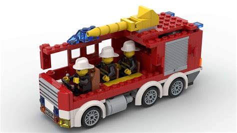 moc fire truck lego town eurobricks forums