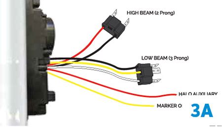 cable  prong headlight wiring