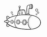 Submarine Sottomarino Spia Coloringcrew Acolore Cdn4 sketch template