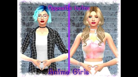 Opposite Twins Anime Girls Speed Create Youtube