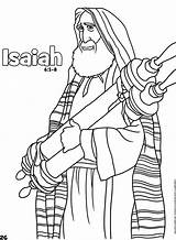 Isaiah Prophet Activity Prophets Icon Major sketch template