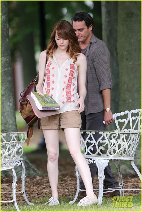 Emma Stone And Joaquin Phoenix Enjoy Little Park Date For