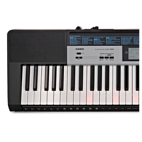casio lk  portable keylighting keyboard black na gearmusiccom
