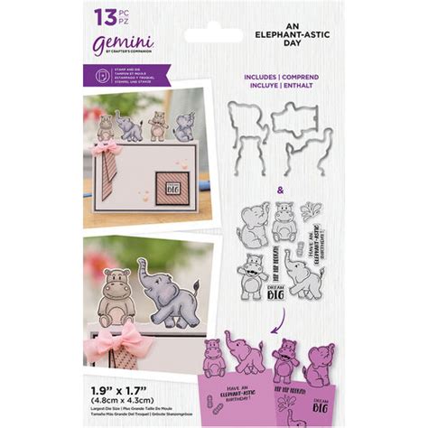 crafters companion gemini clear acrylic stamp  die set