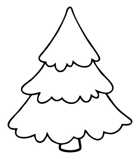 christmas tree templates  print