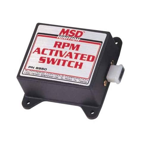 msd  rpm activated switch  shipping  speedway motors