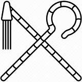 Crook Flail History Century Icon Egypt Ancient Editor Open sketch template