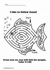 Jesus Fish Disciples Pages Calls His Coloring Bible Maze Fishermen Activity Kids Activities Craft Men Fishers Sheet School Sunday Apostles sketch template