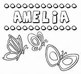 Amelia sketch template
