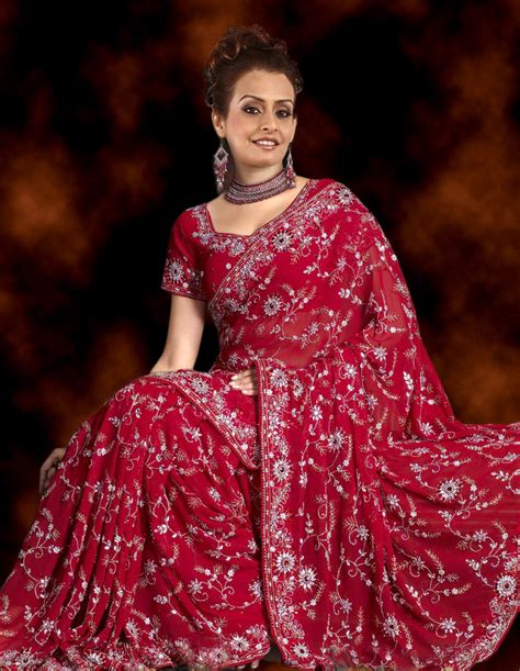 Traditional And Modern Wedding Saree From Indian Wedding