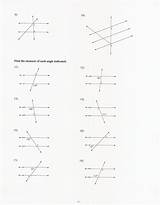 Parallel Transversals Transversal sketch template