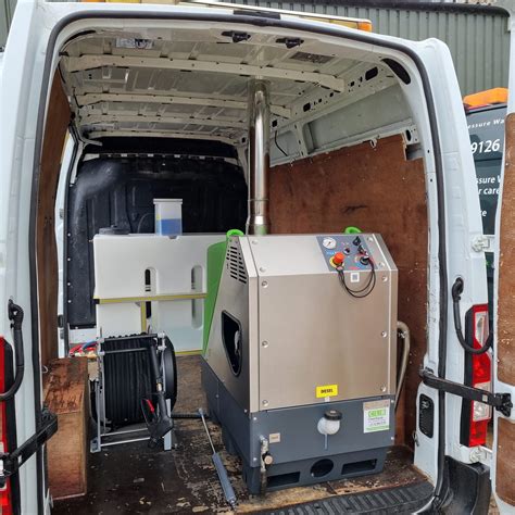 clean green presure washers dibo  ed van mounted installation