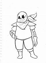 Underswap Underfell sketch template