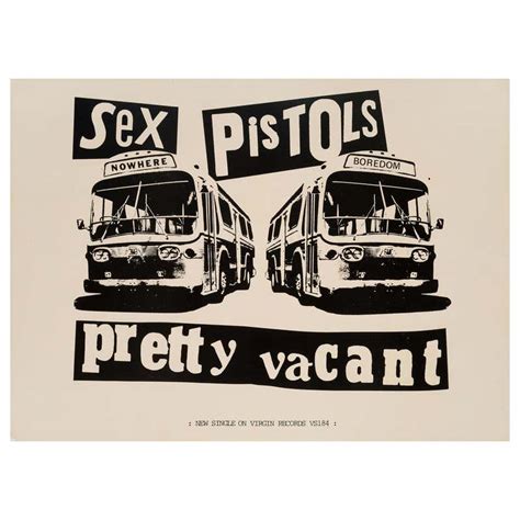 sex pistols original vintage promotional poster by jamie reid american